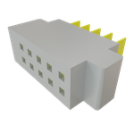 Conn Socket Strip SKT 10 POS 0.64mm Solder RA Side Entry SMD T/R