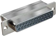 Glenair-280-019S3S25MES Steckverbinder, D-Sub Conn D-Sub SKT 25 POS Crimp ST Cable Mount 25 Terminal 1 Port