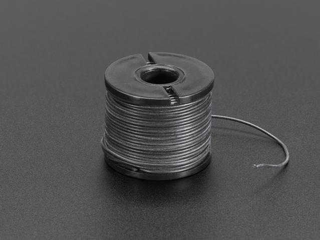 Adafruit Industries-3164 Câble monoconducteur Hook-up Wire 30AWG 15.24m 0.8mm 600V 0.8A