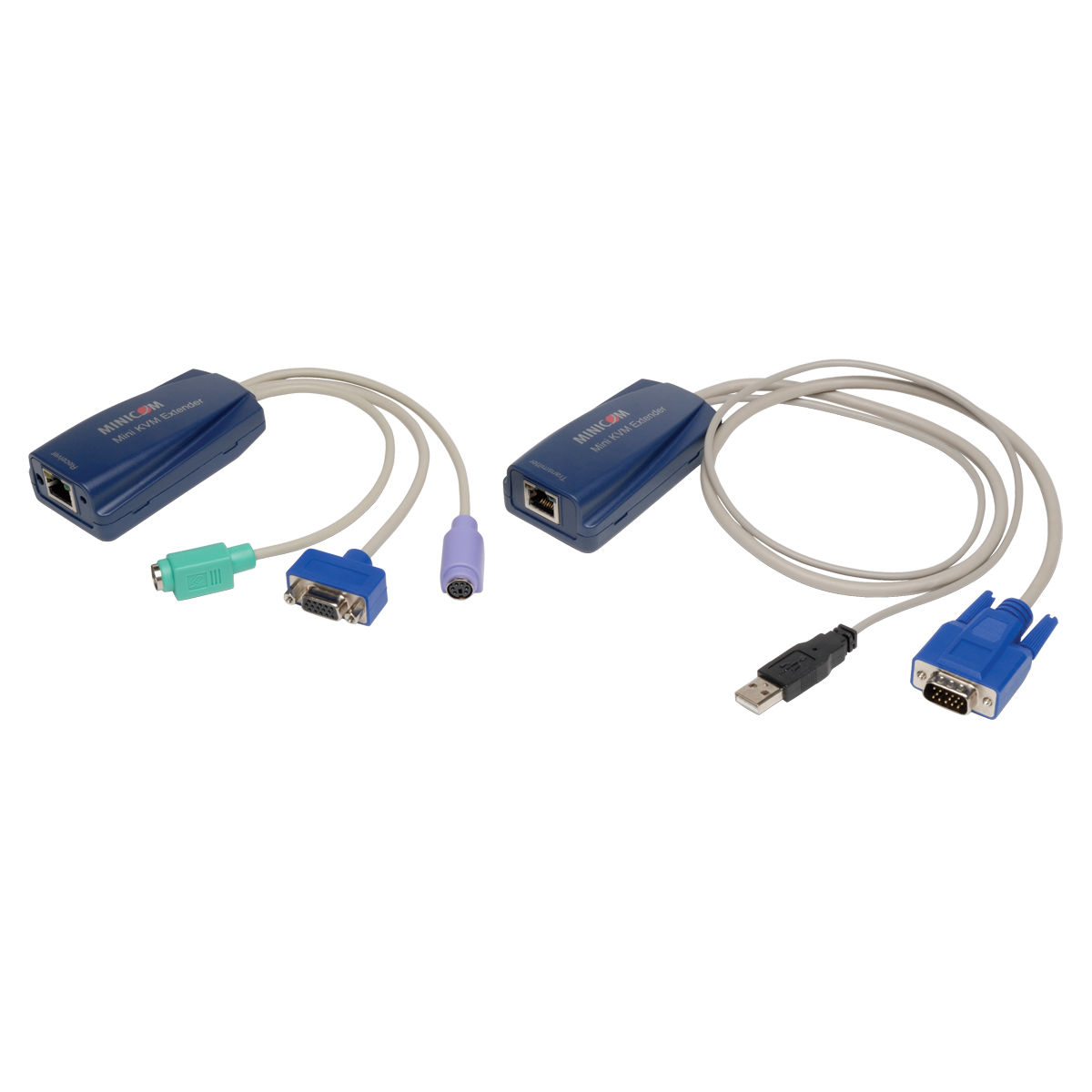 Eaton-0DT23010 Módulos de interfaz Mini USB VGA over Cat5 UTP KVM Console Extender Kit - 230-ft