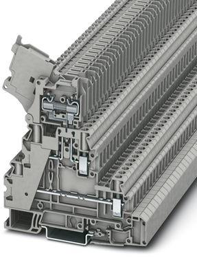 PHOENIX CONTACT-1044423 Connector Terminal Blocks Conn Fuse Modular Terminal Block 2 POS 6.2mm Screw DIN Rail 30A