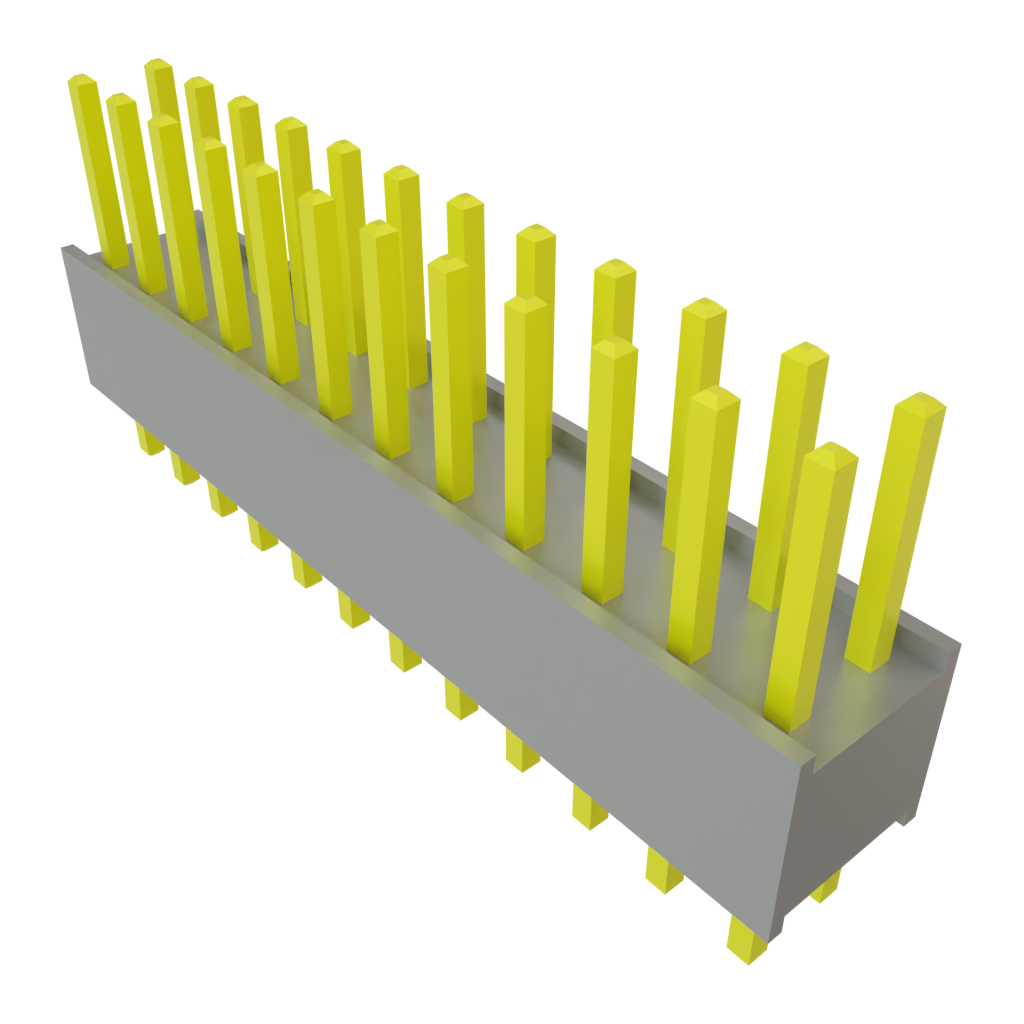 Samtec-DW-12-08-G-D-200 Steckverbinderleisten und Leiterplattenbuchsen Conn Board Stacker HDR 24 POS 2.54mm Solder ST Top Entry Thru-Hole Bulk