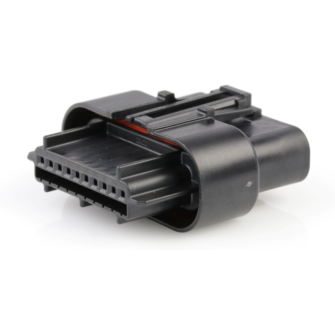 Molex-2042200010 Connector Discrete Wire Housing Conn Housing RCP 10 POS 1.8mm Crimp ST Cable Mount Black Tray