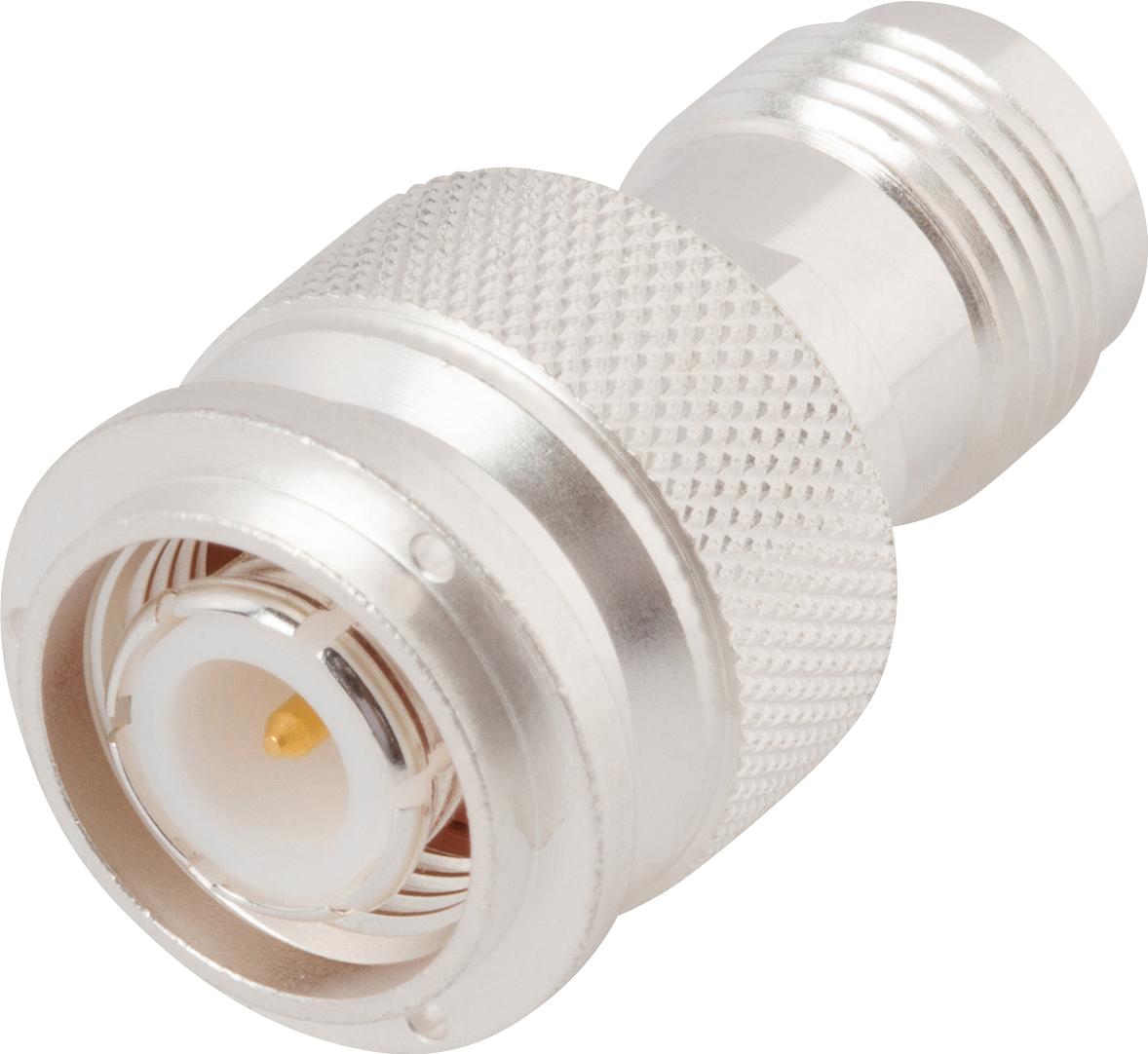 Amphenol SV Microwave-4133-0002 RF-Steckverbinder Conn TNC Adapter 0Hz to 15GHz 50Ohm ST F/M Gold Over Nickel Tray