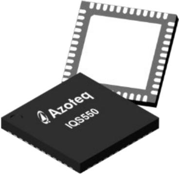 Azoteq Corporation-IQS550BLQNR Controladores de pantalla táctil Capacitive Controller Platform