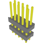 Conn Board Stacker HDR 10 POS 2.54mm Solder ST Top Entry Thru-Hole Bulk