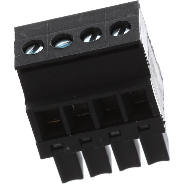 Molex-395032004 Bloques terminales del conector Conn Eurostyle Block F 4 POS 3.5mm Screw ST Cable Mount 8A/Contact Eurostyle™