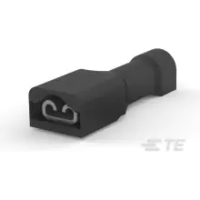 TE Connectivity-9-520272-2 Steckverbinderanschlüsse Quick Disconnect Terminal 18-22AWG Brass Black F 18.66mm Tin Reel/Strip