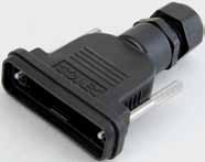 CONEC-165X15119X Adaptadores de manguitos ajustables Hood 180° E Shell Size Glass Filled Polybutylene Terephthalate