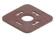 Belden-GDM 3-7 NBR LIGHT BROWN Valve Accessories Valve Access Flat Gasket Nitrile Rubber Brown