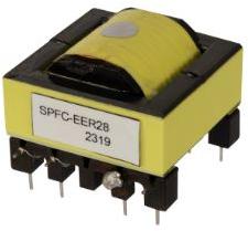 Bel Fuse-SPFC-EER28-125 Induktor verbleit PFC Choke Wirewound 150uH 10% 100KHz 1.5A 0.19Ohm/0.14Ohm DCR Pin