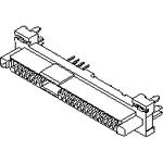 Conn SAS RCP 15Power/7Signal/7SCSI POS 1.27mm Solder ST Thru-Hole 29 Terminal 1 Port Tray