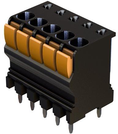 HARTING Technology Group-14020314101000 Connector Terminal Blocks Conn Terminal Block 3 POS 3.5mm Spring Clamp ST Thru-Hole 10A har-flexicon® Bulk