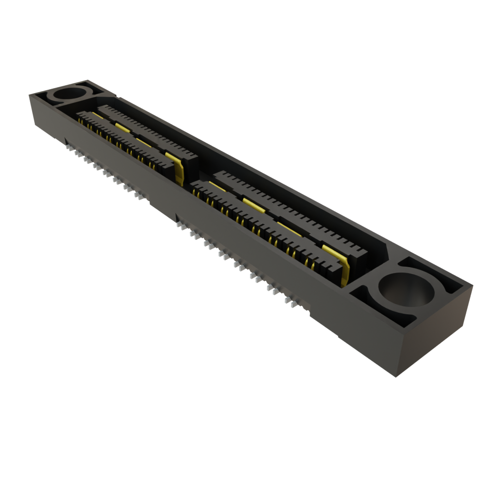 Samtec-QSS-032-01-L-D-DP-A-GP Connector Headers and PCB Receptacles Conn Socket Strip SKT 64 POS 0.635mm Solder ST SMD Tray
