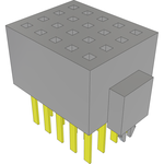 Conn Elevated Socket SKT 20 POS 1.27mm Solder ST Thru-Hole TIGER EYE™ Tube