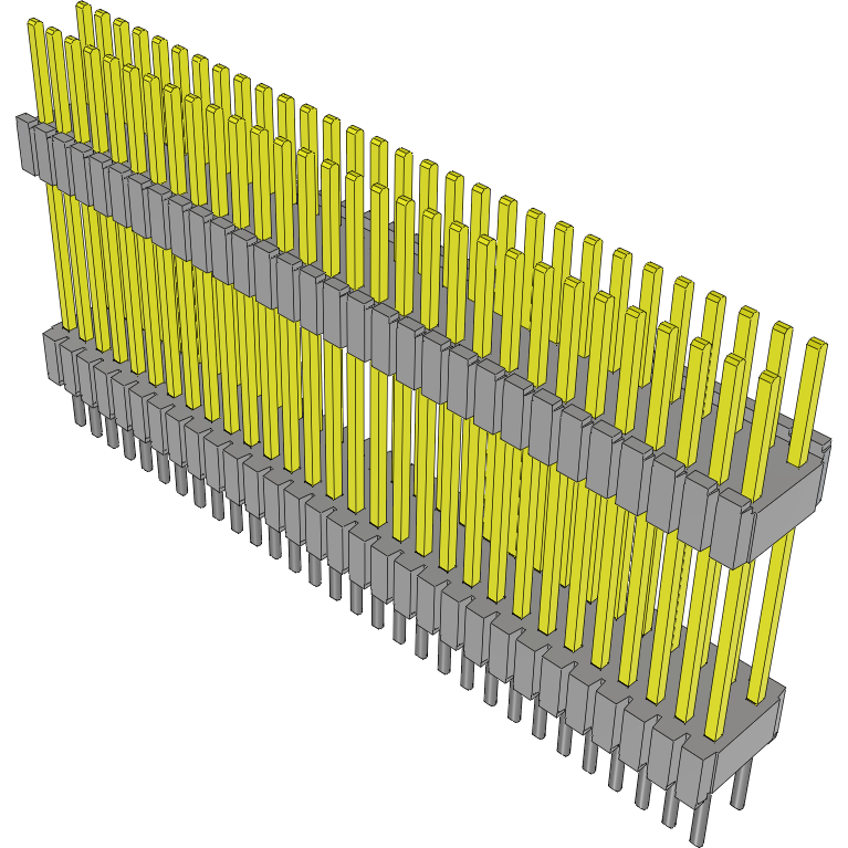 Samtec-DWM-30-60-L-D-540 Steckverbinderleisten und Leiterplattenbuchsen Conn Board Stacker HDR 60 POS 1.27mm Solder ST Thru-Hole Tube