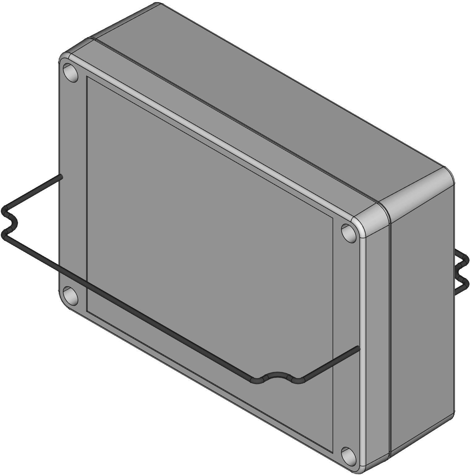 Hammond Manufacturing-RP1200 Kästen, Gehäuse und Gestelle Light Gray Polycarbonate Wall Mount Watertight Enclosure
