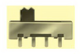 knitter-switch-MFP120 Switch Slide Switch Slide SPDT Top Slide 0.35A 30VDC 10000Cycles PC Pins Thru-Hole