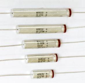 Barker Microfarads-M39018/01-0746 Condensatore alluminio Capacitor, Fixed, Electrolytic (Aluminum Oxide)