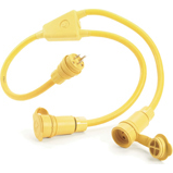 Molex-14W48-Y Andere Kabelbaugruppen Cable Assembly 12/3 SOOW 0.91m 3 POS Power to 2(3 POS Power) M-F Watertite