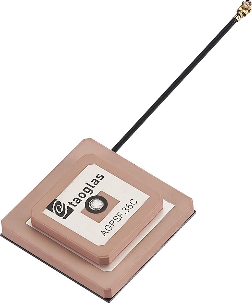taoglas-AGPSF.36C.07.0100C Antenne Antenna Patch 3.57dBi Gain 1239.6MHz/1249MHz/1214MHz/1563MHz/1587MHz/1591MHz/1605MHz Tray