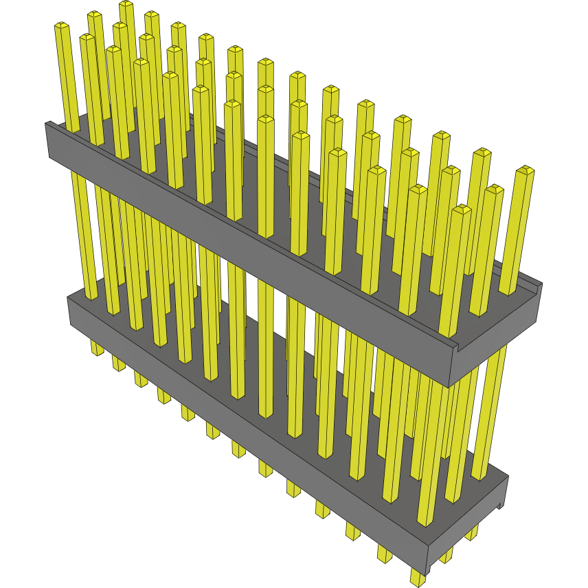 Samtec-DW-13-12-S-T-650 Steckverbinderleisten und Leiterplattenbuchsen Conn Board Stacker HDR 39 POS 2.54mm Solder ST Top Entry Thru-Hole Bulk