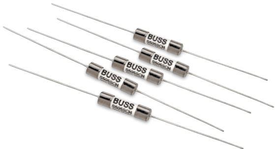 Eaton-BK-S505SCH-6-3-R Fusibles Fuse Cartridge Slow Blow Acting 6.3A 250V Axial 5 X 20mm Ceramic Box