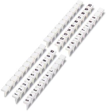 PHOENIX CONTACT-1401802:0041 Accesorios del conector Connector Accessories Zack Marker Strip Straight White