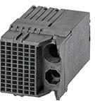 Molex-172699-5036 Blackplane del conector Connector Right Guide, 6 Columns, 102 Circuits, PTH 0.36mm