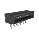 1.00mm Flex Connectors, HLW-R series, 12 Position, Side Entry Non-ZIF Connector, 1mm (0.039inch) Pitch, Kinked Terminal