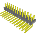 Conn Unshrouded Header HDR 24 POS 2.54mm Solder RA Side Entry Thru-Hole Bulk