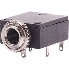 Same Sky (formerly CUI Devices)-SJ1-3515 Conector de audio y video Conn 3.5MM Audio Jack F 3 POS Solder RA Thru-Hole 5 Terminal 1 Port