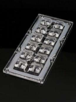 LEDIL OY-CS15363STRADAIP2X6T Lentes ópticos Rectangular Optical Lens Clear PMMA Screw Box