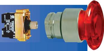 Altech Corporation-2ALMPP4LB-024 Accessori interruttori Illuminated Mushroom Metal Operator