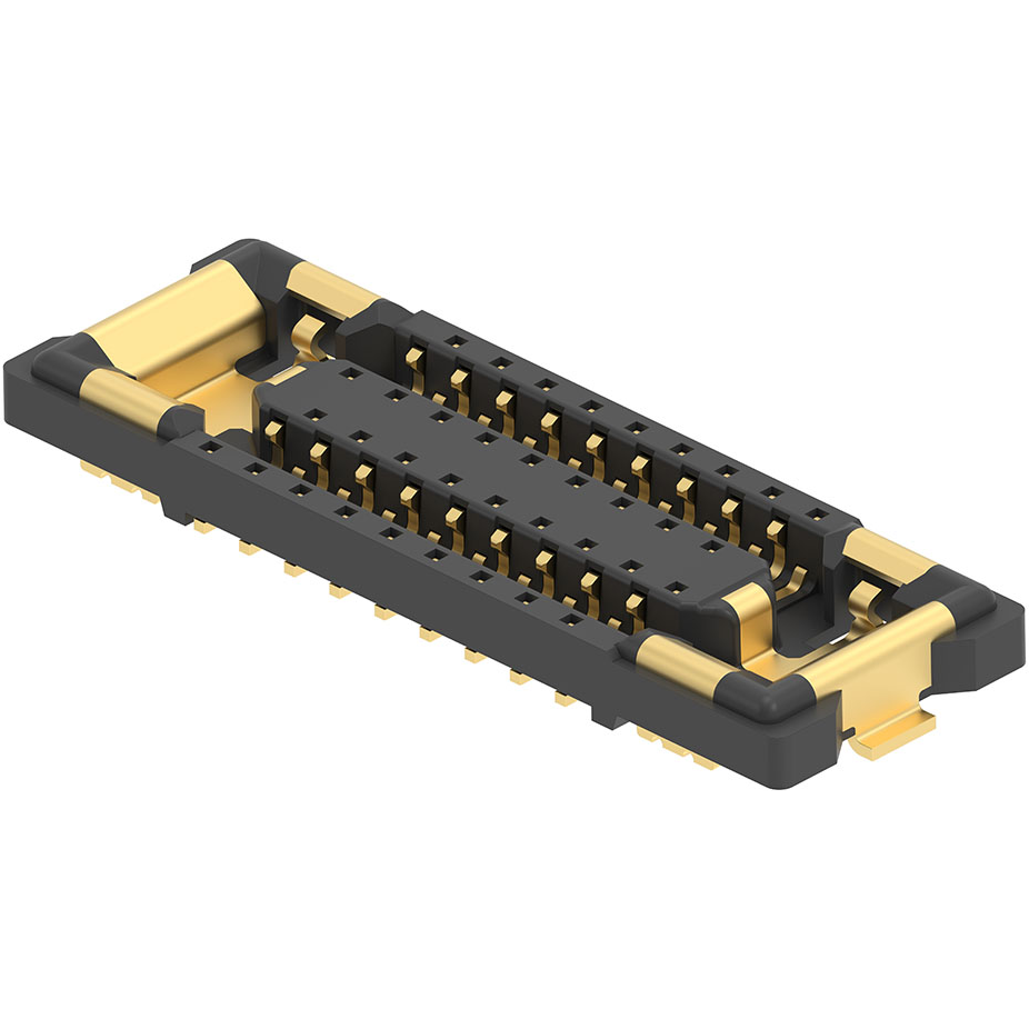 Molex-2033890363 Steckverbinderleisten und Leiterplattenbuchsen Quad-Row Board-to-Board Receptacle, 0.175mm Pitch, 0.60mm Mated Height, 2.00mm Mated Width, 36 Circuits, 2 Reels/Carton