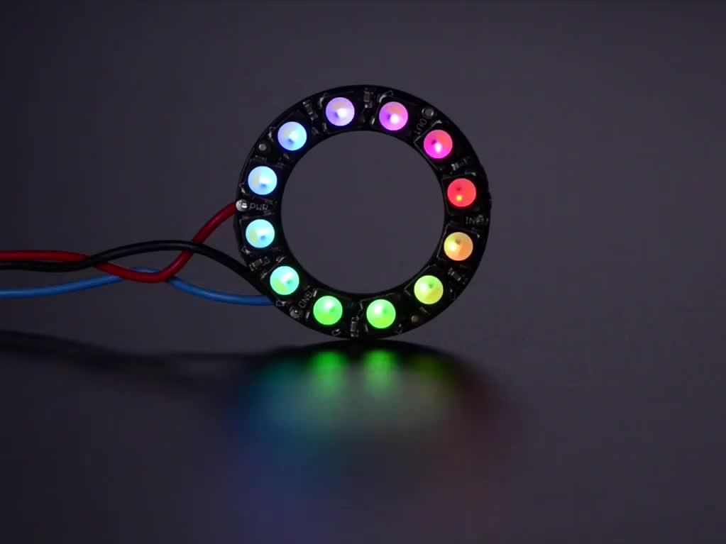 Adafruit Industries-2853 Moduli LED Neo Pixel LED Strip Starter Pack - 30 LED meter