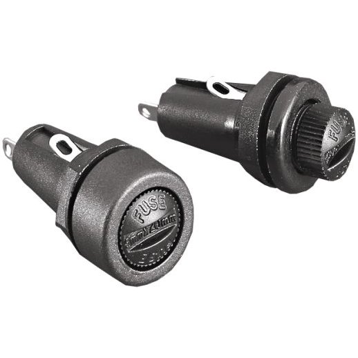 Bulgin Components PLC-FX0296/S Accessoires de fusible Fuse Holder 6.3A 250VAC Panel Mount Quick Connect