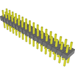 Conn Unshrouded Header HDR 34 POS 2.54mm Solder ST Top Entry Thru-Hole Bulk