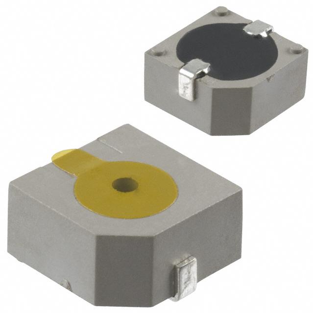 Mallory Sonalert Products-ASI401TRQ Audioanzeigen und -alarme Audio Indicator Piezo 9VDC 15VDC 50mA 12VDC 90dBA 2100Hz to 2700Hz Surface Mount Solder Pad T/R