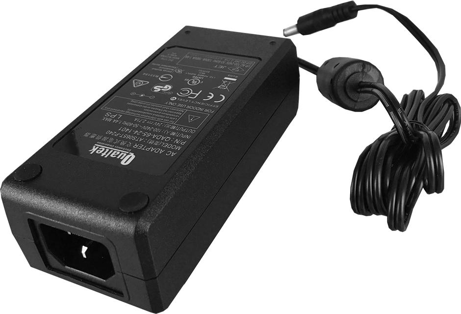 Qualtek Electronics-QADA-65-24-1401 External Plug-In Adapters Plug-In Adapter Single-OUT 24V 2.71A 65W Bulk