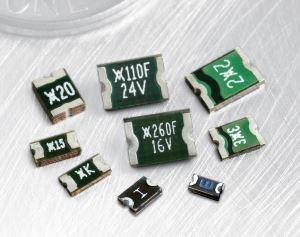 Littelfuse-MICROSMD005F-02 Fusible reprogramable PTC PTC Resettable Fuse 0.05A(hold) 0.15A(trip) 30VDC 10A 1W 1.5s 3.6Ohm SMD Solder Pad 1210 T/R