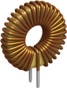 FASTRON GmbH-TLC/2.5A-101M-00 Induktor verbleit Line Choke Toroid 100uH 20% 1KHz Iron 2.5A 0.06Ohm DCR RDL Loose Automotive AEC-Q200