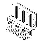 Conn Wire to Board HDR 9 POS 3.96mm Solder RA Side Entry Thru-Hole KK Bag
