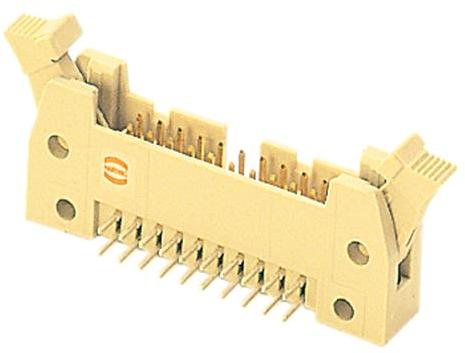 HARTING-09195166913 Embases de raccordement et réceptacles PCB Conn Ejector Header HDR 16 POS 2.54mm Solder RA Side Entry Thru-Hole Carton