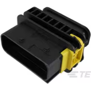 TE Connectivity-1-1564412-1 分立接线罩连接器 Conn Housing PL 18 POS 4mm Crimp ST Panel Mount Black Carton