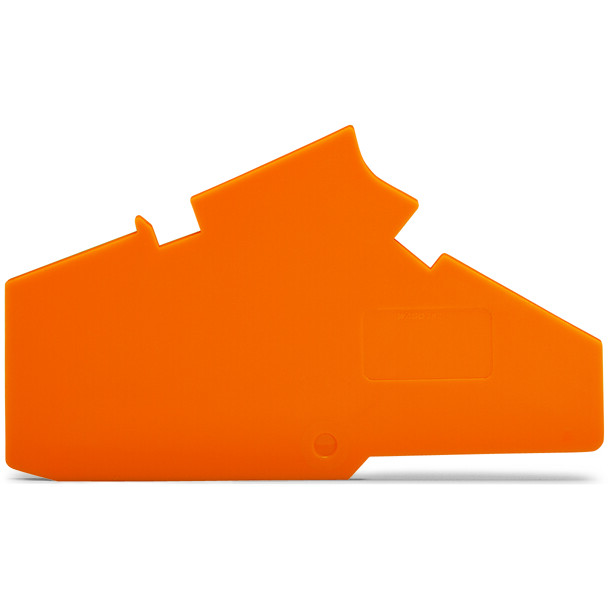 WAGO-282-390 Steckverbinderzubehör Connector Accessories End Plate/Separator Plate Straight Polyamide 6/6 Gray Box