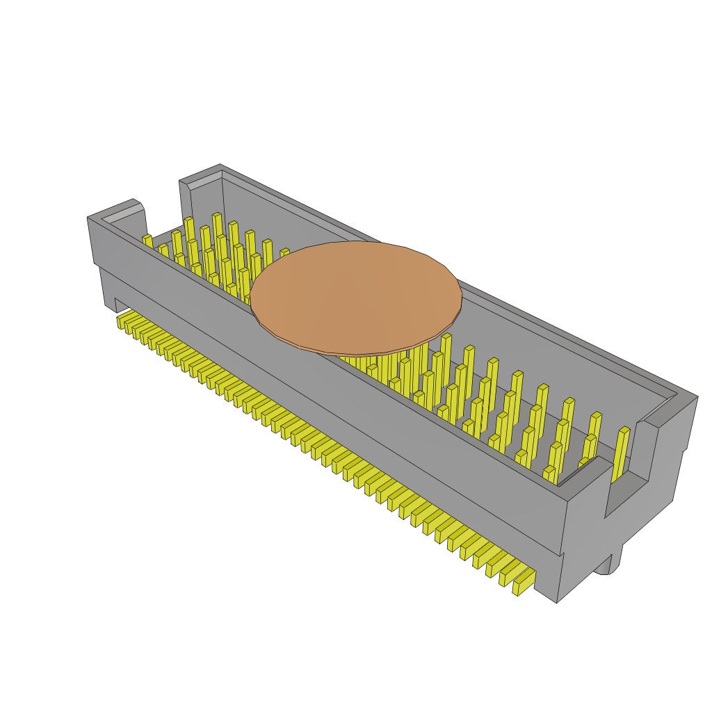 Samtec-TOLC-120-02-S-Q-A-K-TR Connector Headers and PCB Receptacles Conn Shrouded Header (4 Sides) HDR 80 POS 0.635mm Solder ST SMD T/R