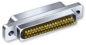 Glenair-MWDM1L-25NSB Steckverbinder, D-Sub Conn Micro-D PIN 25 POS 0.64mm Solder Cup ST Panel Mount 25 Terminal 1 Port