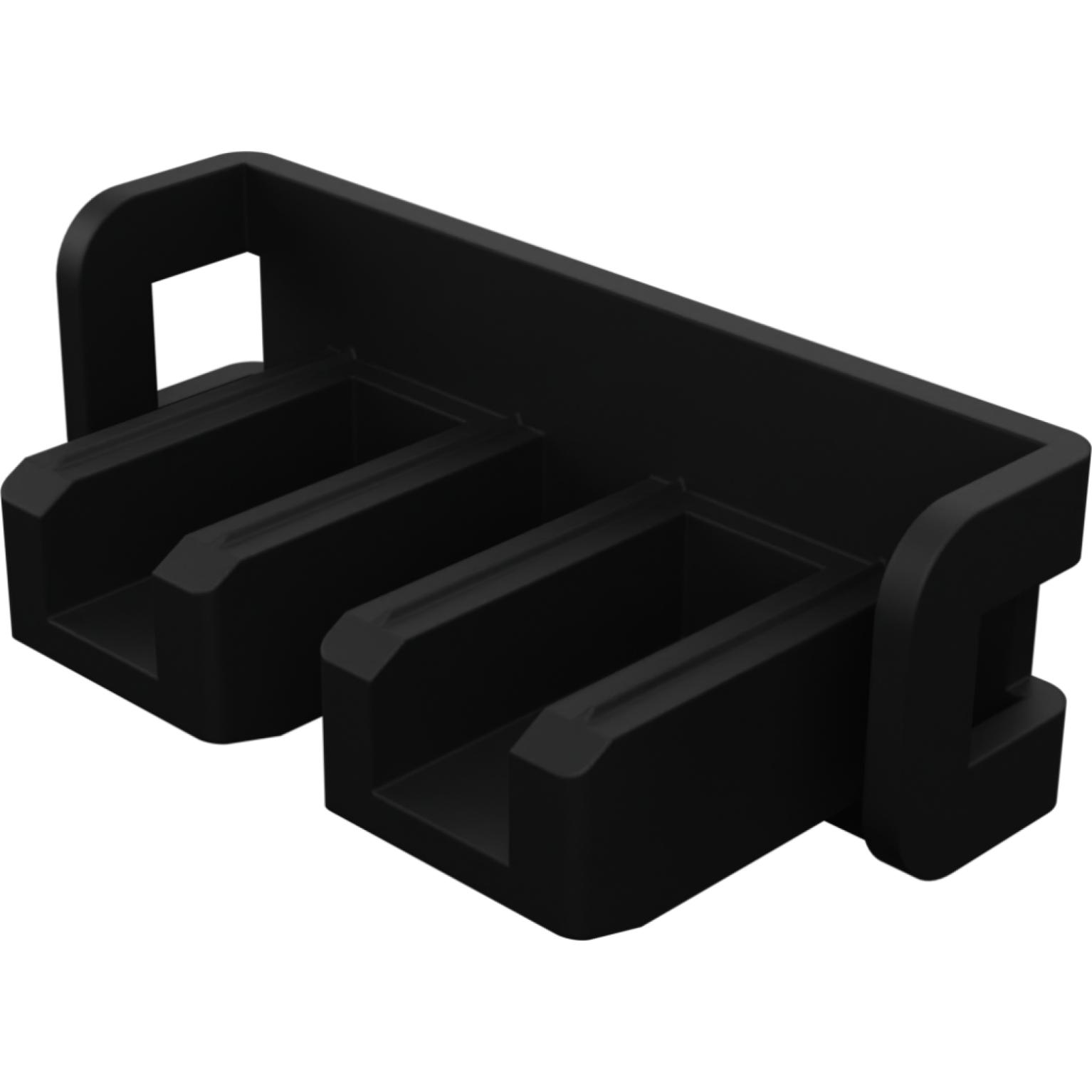 Molex-1510760012 Accesorios del conector Connector Accessories Terminal Position Assurance Straight Polybutylene Terephthalate Black Bag