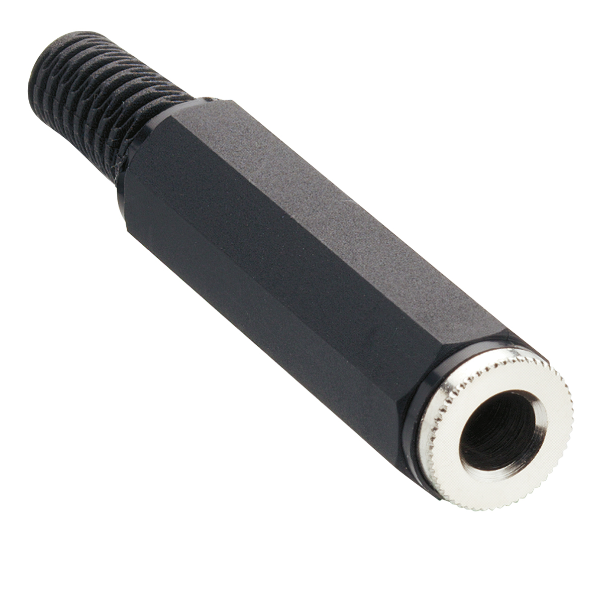 Lumberg-KLK 3 SCHWARZ Steckverbinder für Audio und Video Conn 6.35MM Stereo Jack F 3 POS Solder ST Cable Mount 3 Terminal 1 Port Bulk